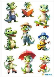 Picture of Naklejka Decor krokodylki