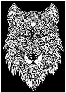 Obrazek Kolorowanka Welwetowa Colorvelvet A4 Lupus