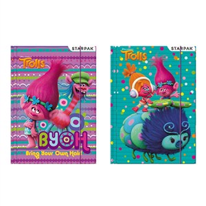 Obrazek TECZKA Z GUMKĄ  A4 TROLLE