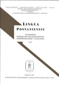 Picture of Lingua Posnaniensis Tom 49