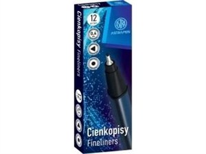 Picture of Cienkopis trójkątny czarny (12szt) ASTRA