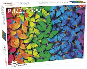 Picture of Puzzle Rainbow Butterflies 500 elementów