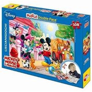 Obrazek Puzzle dwustronne Mickey Mouse + mazaki