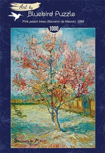 Obrazek Puzzle Kwitnące drzewo brzoskwiniowe Vincent van Gogh 1000