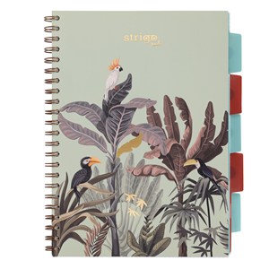 Obrazek Kołozeszyt Strigo A4 Project Book Afryka pastelowo zielony kratka