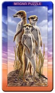 Obrazek Puzzle 3D Surykatki 32 elementy
