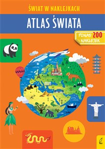 Obrazek Atlas świata. Świat w naklejkach