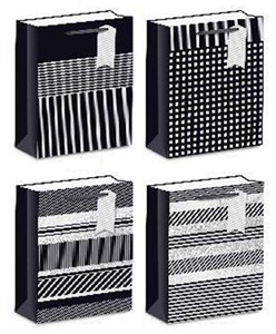 Obrazek Torebki prezentowe WK 22348 S mix wzorów 12 sztuk