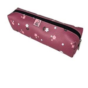 Obrazek Piórnik prostokąt kostka Kwiatki na wisience