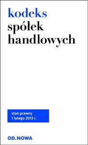 Obrazek Kodeks spółek handlowych