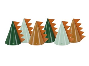 Obrazek Czapeczki Dinozaury 14 cm 6szt
