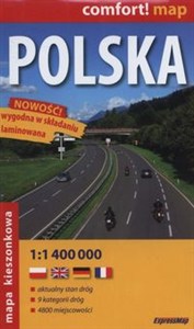 Obrazek Polska Mapa kieszonkowa 1:1 400 000