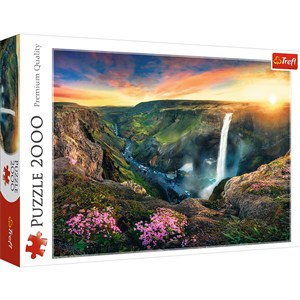 Picture of Puzzle Wodospad Haifoss Islandia 2000