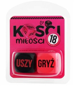Picture of Kości Miłości 18 latki (różowo-czarne)