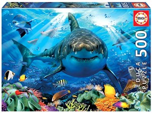 Obrazek Puzzle 500 Żarłacz biały G3