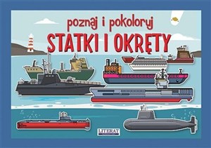Obrazek Poznaj i pokoloruj Statki i okręty