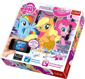 Obrazek Puzzle My Little Pony Przyjęcie 80 + Aplikacje
