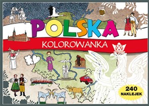 Obrazek Polska Kolorowanka 240 naklejek