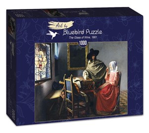Obrazek Puzzle Kieliszek wina Jan Vermeer 1000