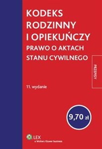 Obrazek Kodeks rodzinny i opiekuńczy Prawo o aktach stanu cywilnego
