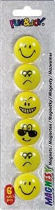 Picture of Magnesy do tablic 29mm 6szt emotikony