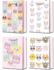 Picture of Torebki prezentowe WK 22271 S mix wzorów 12 sztuk