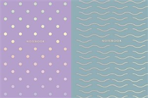 Obrazek Brulion A5/80K kratka Waves&dots ASTRA