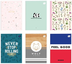 Picture of Zeszyt A4 w linie 32 kartki 10 sztuk mix