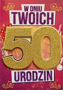 Picture of Karnet Urodziny 50 damskie