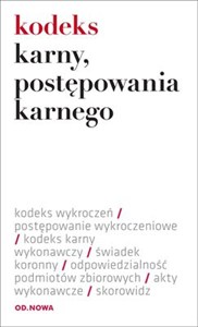 Obrazek Kodeks karny postępowania karnego