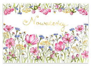 Obrazek Karnet A5 ślub polne kwiaty