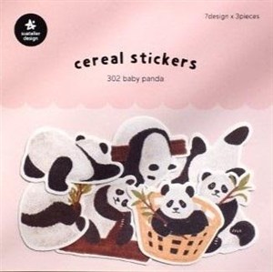 Picture of Papierowe naklejki ozdobne Pandy Suatelier