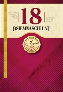 Obrazek Karnet Urodziny 18