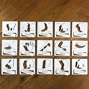 Obrazek Układanka tematyczna - części ciała