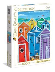 Obrazek Puzzle Rainbow beach huts 1000