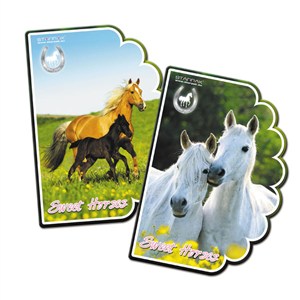 Obrazek NOTES KSZTAŁTOWY A6 KONIE