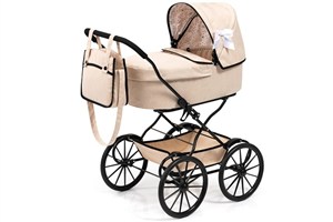 Obrazek Wózek dla lalek Classic beżowy
