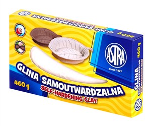 Obrazek Glina samoutwardzalna 460g biała