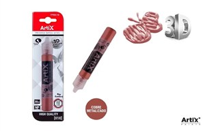 Picture of Farba strukturalna 3D miedziany metalizowany 30ml