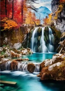Picture of Diamentowa Mozaika Wodospad górska kaskada NO-2001357