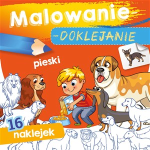 Obrazek Malowanie-doklejanie. Pieski