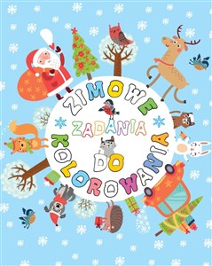 Obrazek Zimowe zadania do kolorowania