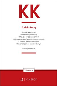 Obrazek KK. Kodeks karny oraz ustawy towarzyszące