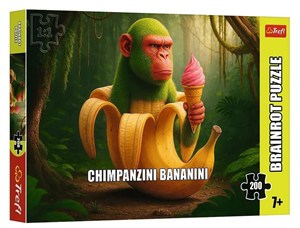 Obrazek Puzzle 200 BrainRots Chimpanzini Bananini