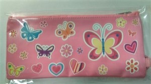 Obrazek Piórnik imienny szkolny (motyle)