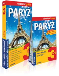 Obrazek Paryż 3w1 przewodnik + atlas + mapa