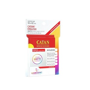 Obrazek Gamegenic: Matte Catan-Sized Sleeves 56x82mm