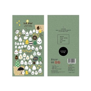 Obrazek Naklejki ozdobne Krople wody Suatelier