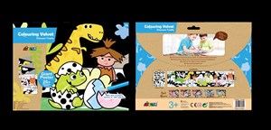 Picture of Aksamitna kolorowanka - dinozaur