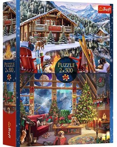 Picture of PUZZLE 2x500 Święta w górach 37540
